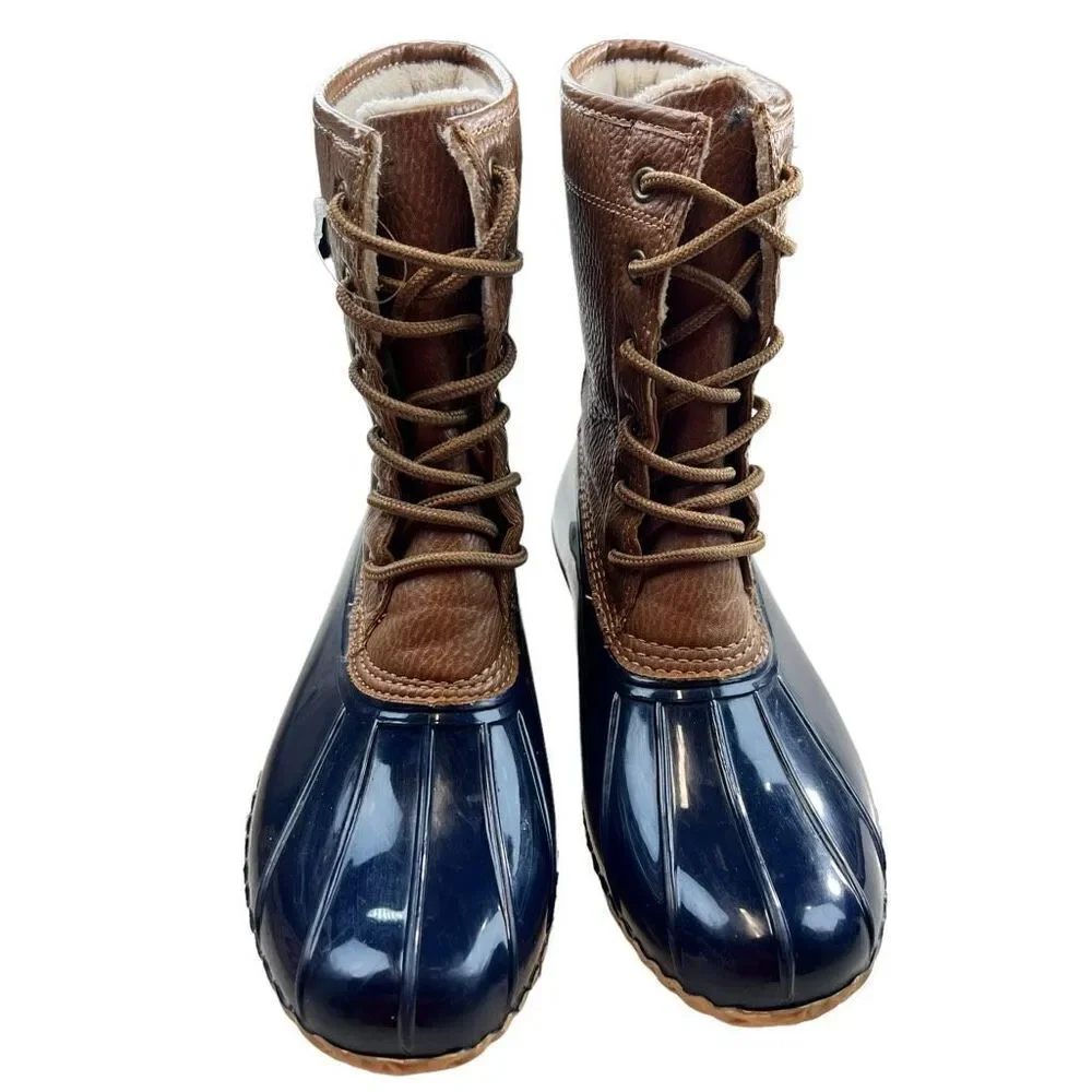JBU By Jambu Women's Maplewood Waterproof Rain Boots Chocolate Brown Size 7M